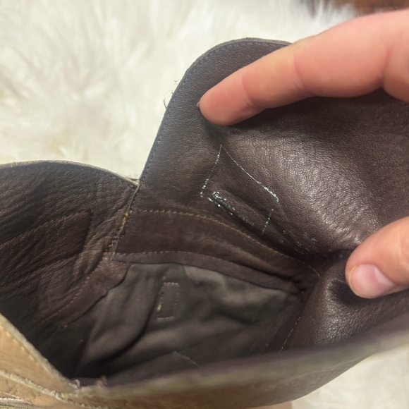 Dolce Vita Strappy Bandage Leather Knee High Heeled Boots size 6.5 - Picture 8 of 8